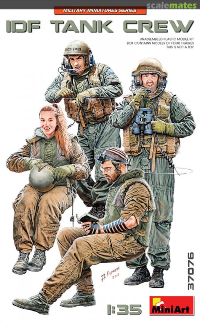 Boxart IDF Tank Crew 37076 MiniArt