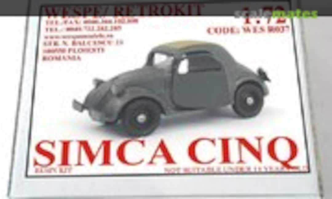 SIMCA CINQ (Wespe Models WES R037)