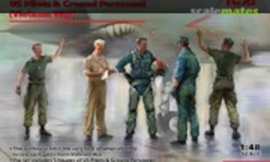 1:48 US Pilots &amp; Ground Personnel (Vietnam War) (ICM 48087)