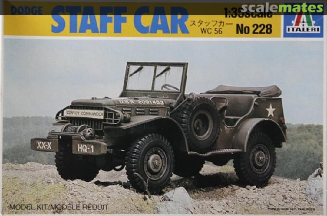 Boxart Dodge Staff Car 228 Italeri