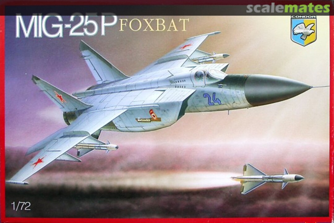 Boxart MiG-25P Foxbat 72012 Condor