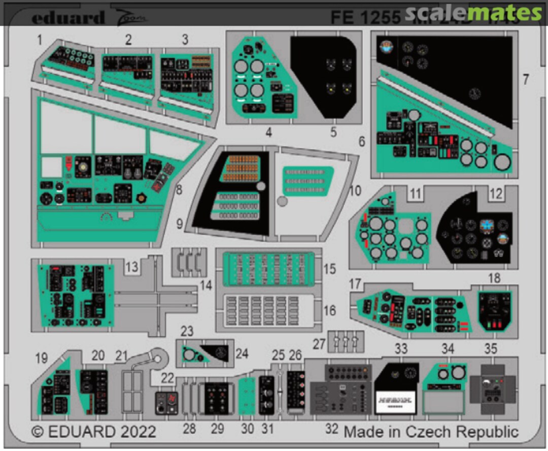 Boxart Mi-24D ZOOM FE1255 Eduard