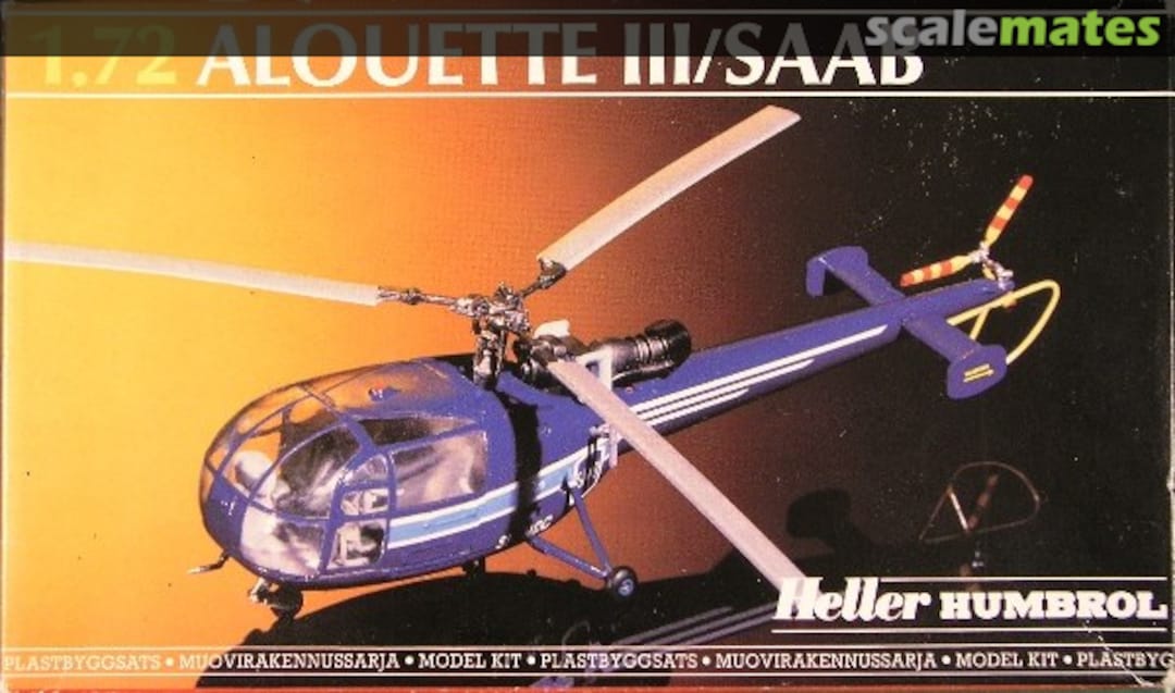 Boxart Alouette III / SAAB 80289 Heller Humbrol