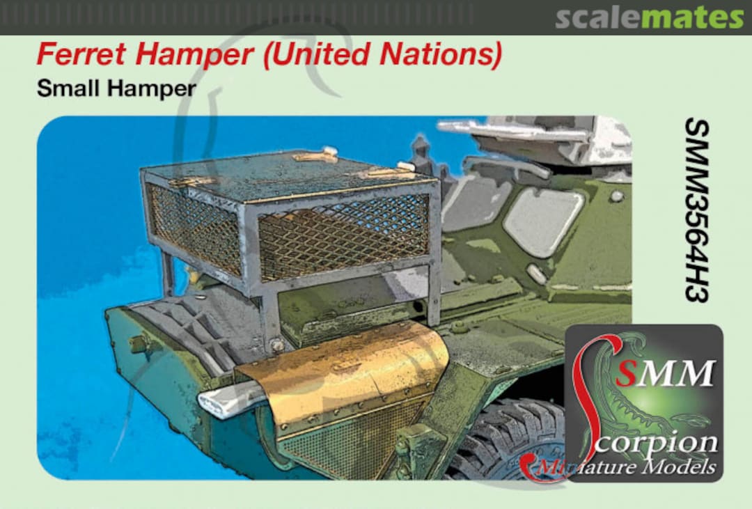 Boxart Ferret Hamper (United Nations) SMM3564H3 Scorpion Miniature Models