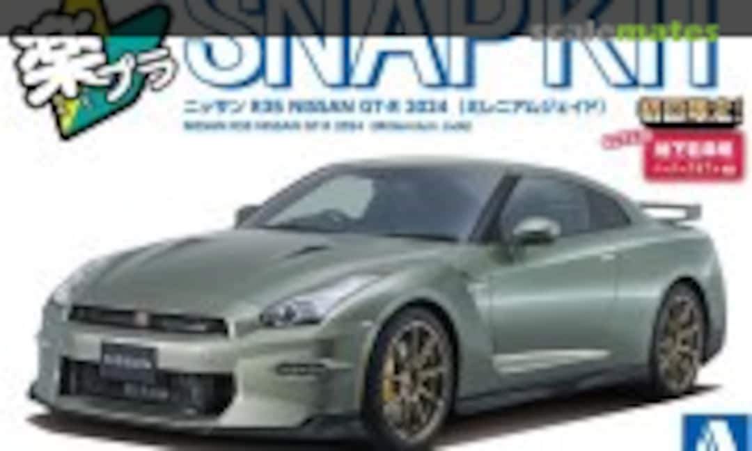 1:32 Nissan R35 Nissan GT-R 2024 (Millennium Jade) (Aoshima 065457)