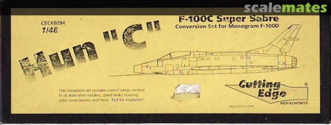 Boxart F-100C Super Sabre Hun "C" CEC48094 Cutting Edge Modelworks