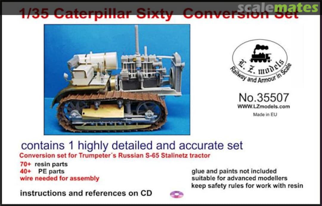 Boxart US Caterpillar Sixty Conversion set 35507 L.Z. Models