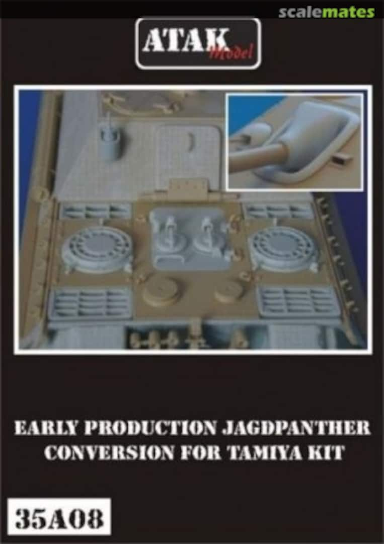 Boxart Jagdpanther early Version - Umbausatz (Tamiya) 35A08 Atak Model