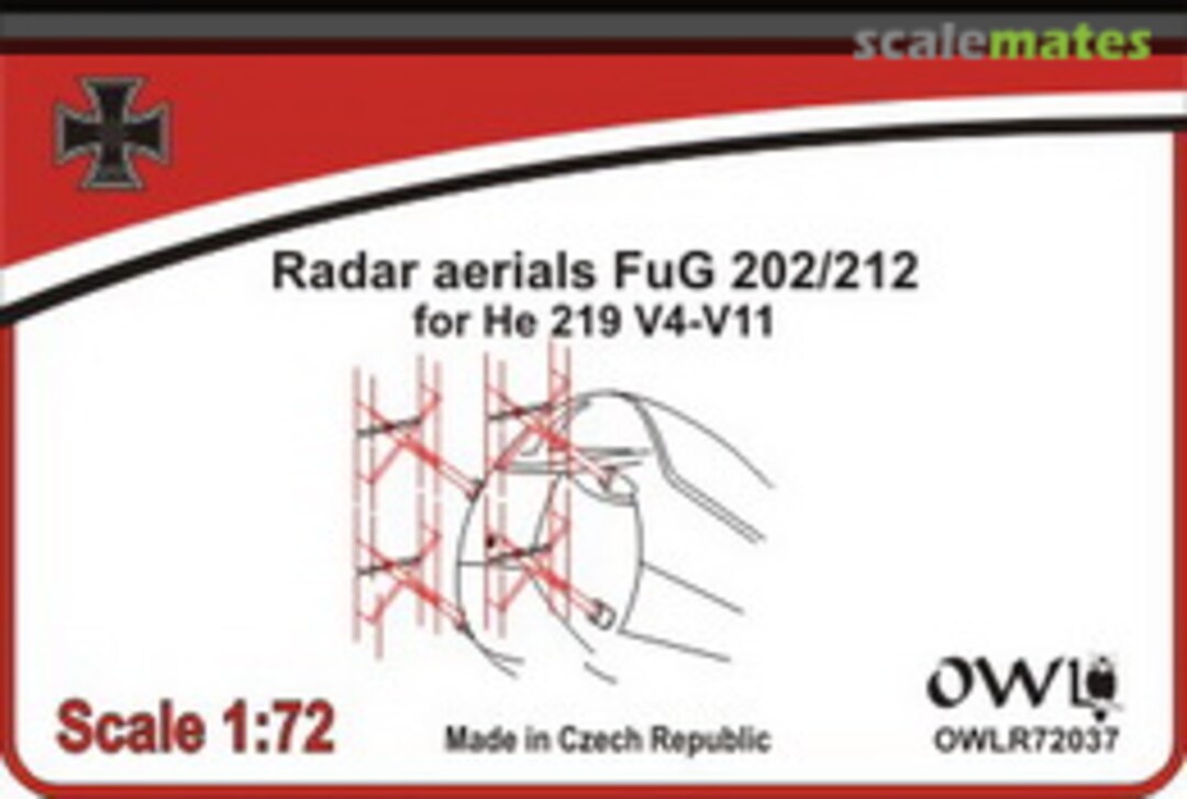 Boxart Radar aerials FuG 202/212 R72037 OWL