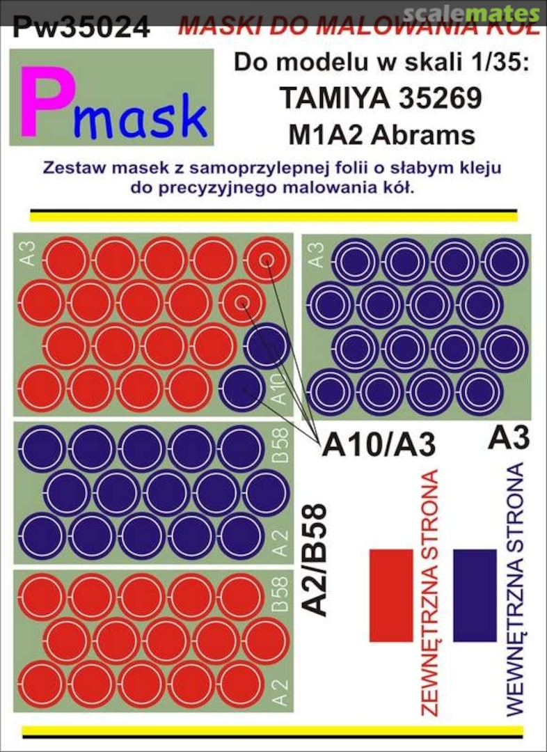 Boxart M1A2 Abrams PW35024 Pmask