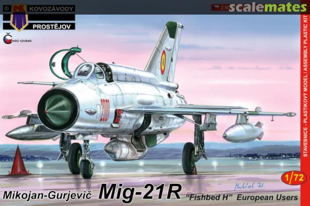 Boxart MIG-21R KPM0086 Kovozávody Prostějov