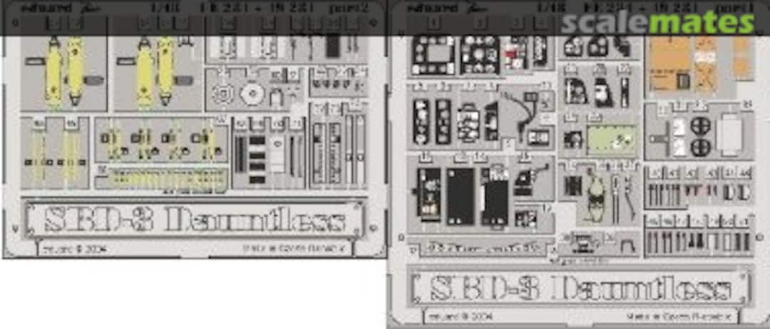 Boxart SBD-3 FE284 Eduard