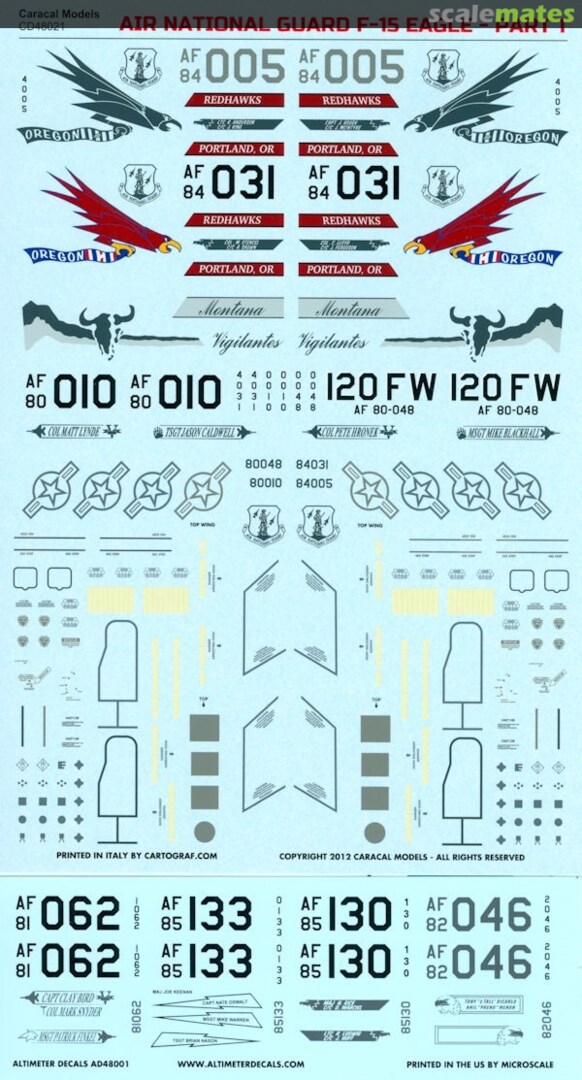 Boxart F-15C Part 1 CD48021 Caracal Models