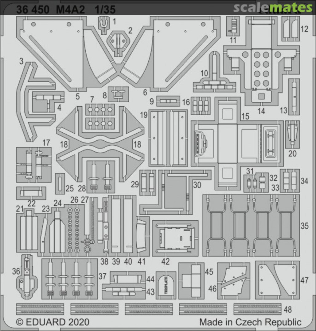 Boxart M4A2 ZVEZDA 36450 Eduard