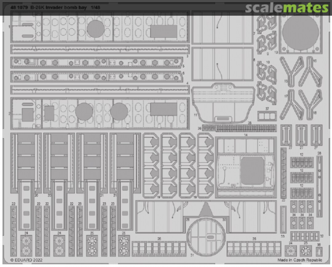 Boxart B-26K Invader bomb bay 481079 Eduard