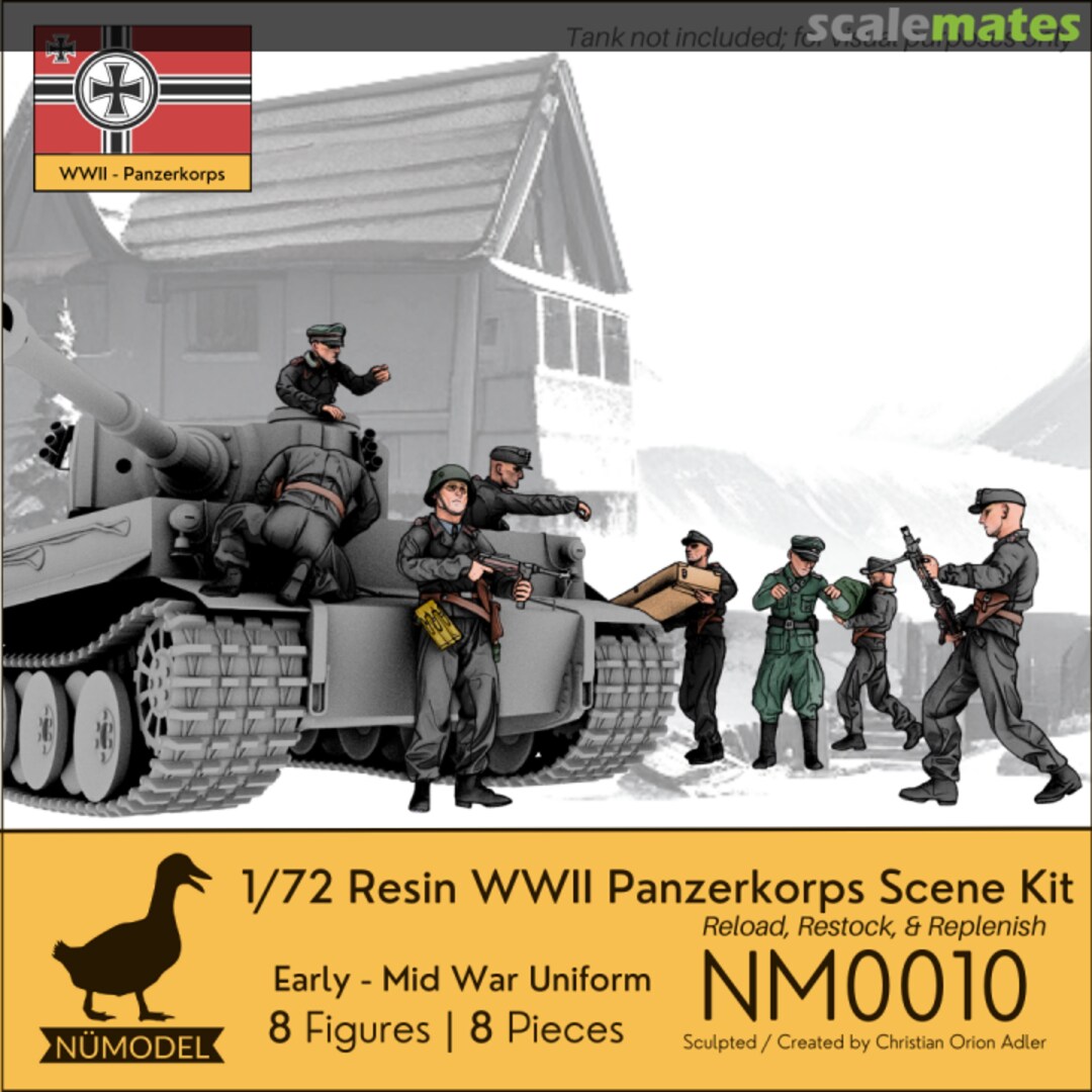 Boxart WWII Panzerkorps Scene Kit "Reload & Restock" NM0010 NUMODEL