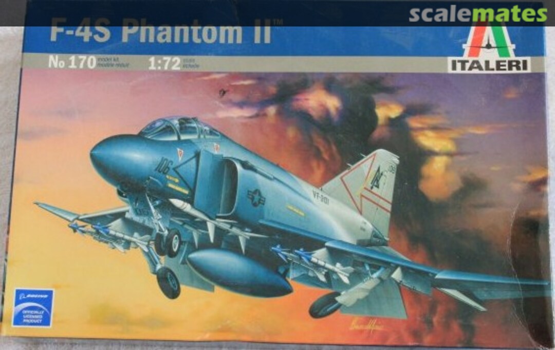 Boxart McDonnell Douglas F-4S Phantom II 170 Italeri