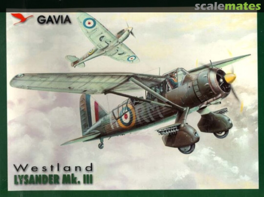 Boxart Westland Lysander Mk.III 007/0401 Gavia