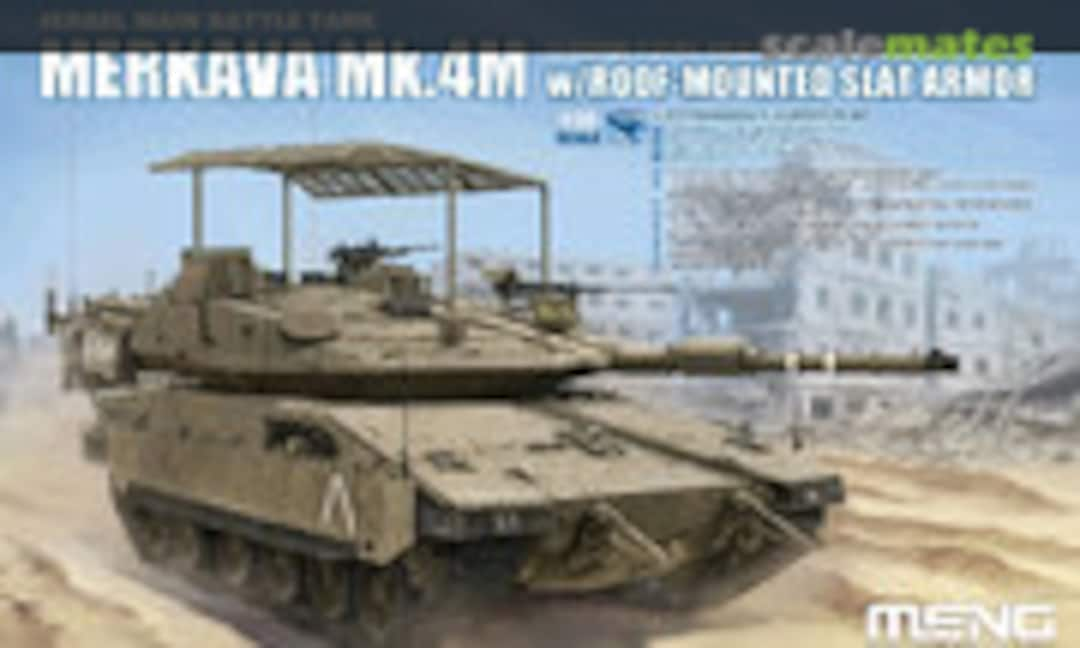 1:35 Merkava Mk.4M w/roof-mounted slat armor (Meng Model TS-056)