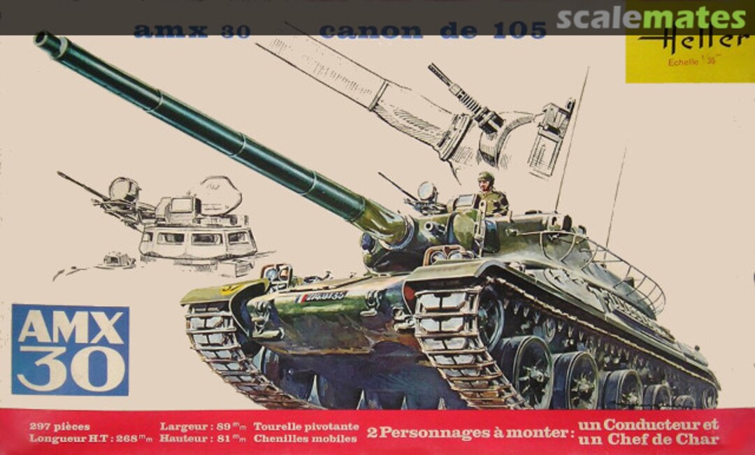 Boxart AMX 30 Canon de 105 810 Heller