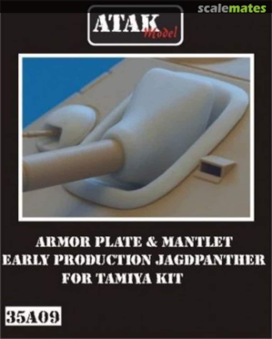 Boxart Armor Plate & Mantlet early production Jagdpanther 35A09 Atak Model