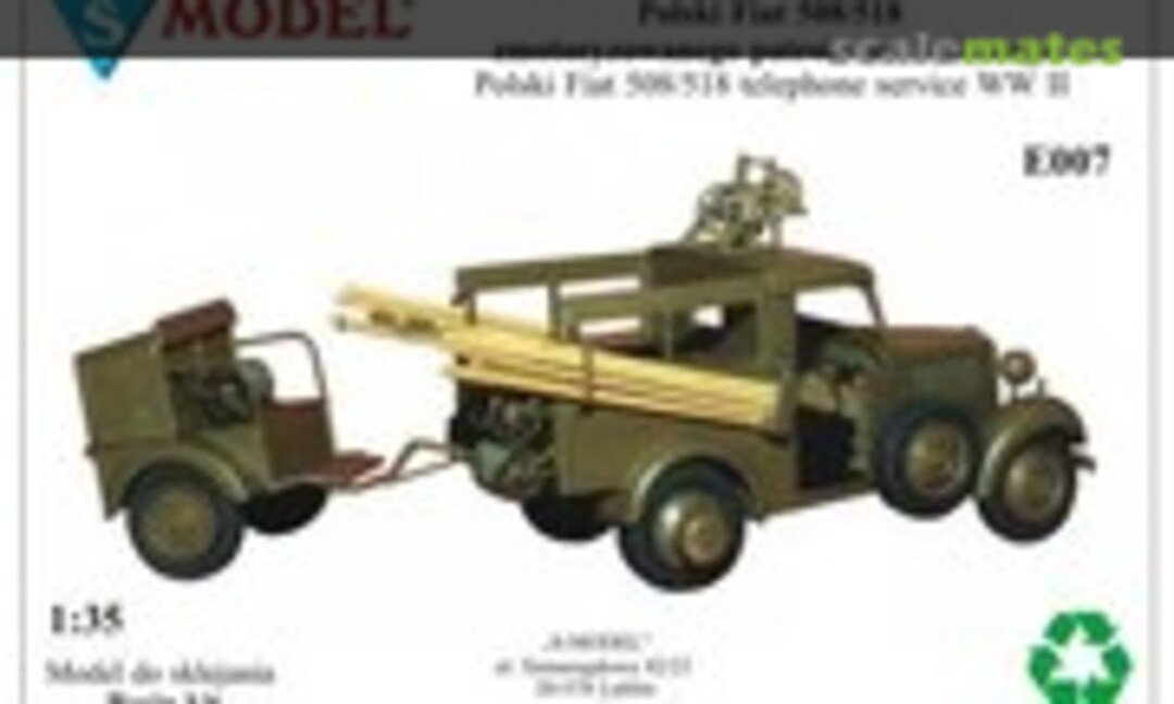 1:35 Polski Fiat 508/518 telephone service (S-Model (Poland) E007)