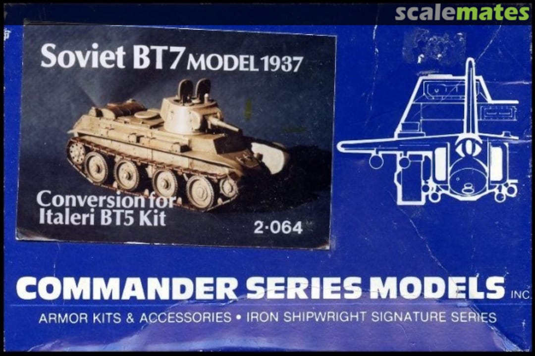 Boxart Soviet BT7 Conversion 2-064 Commander Series Models