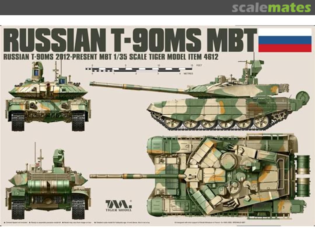 Boxart T-90MS MBT 4612 Tiger Model