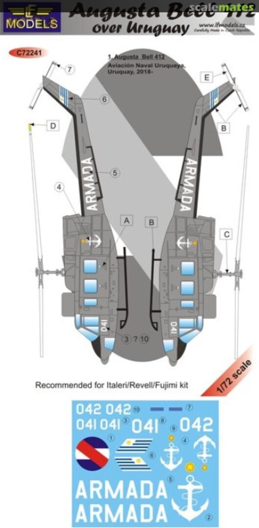 Boxart Agusta Bell 412 C72241 LF Models