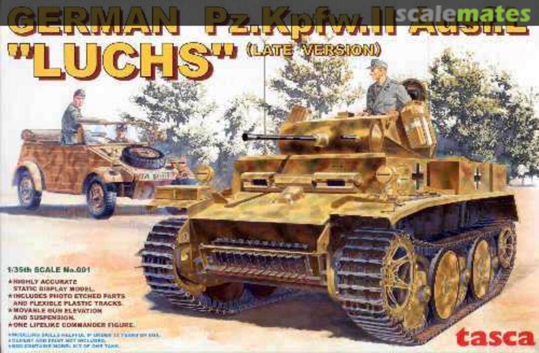 Boxart Pz.Kpfw.II Ausf.L "LUCHS" 35-001 Tasca