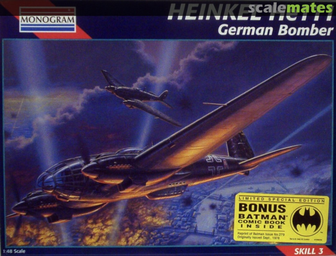 Boxart Heinkel He 111 German Bomber 5509 Monogram