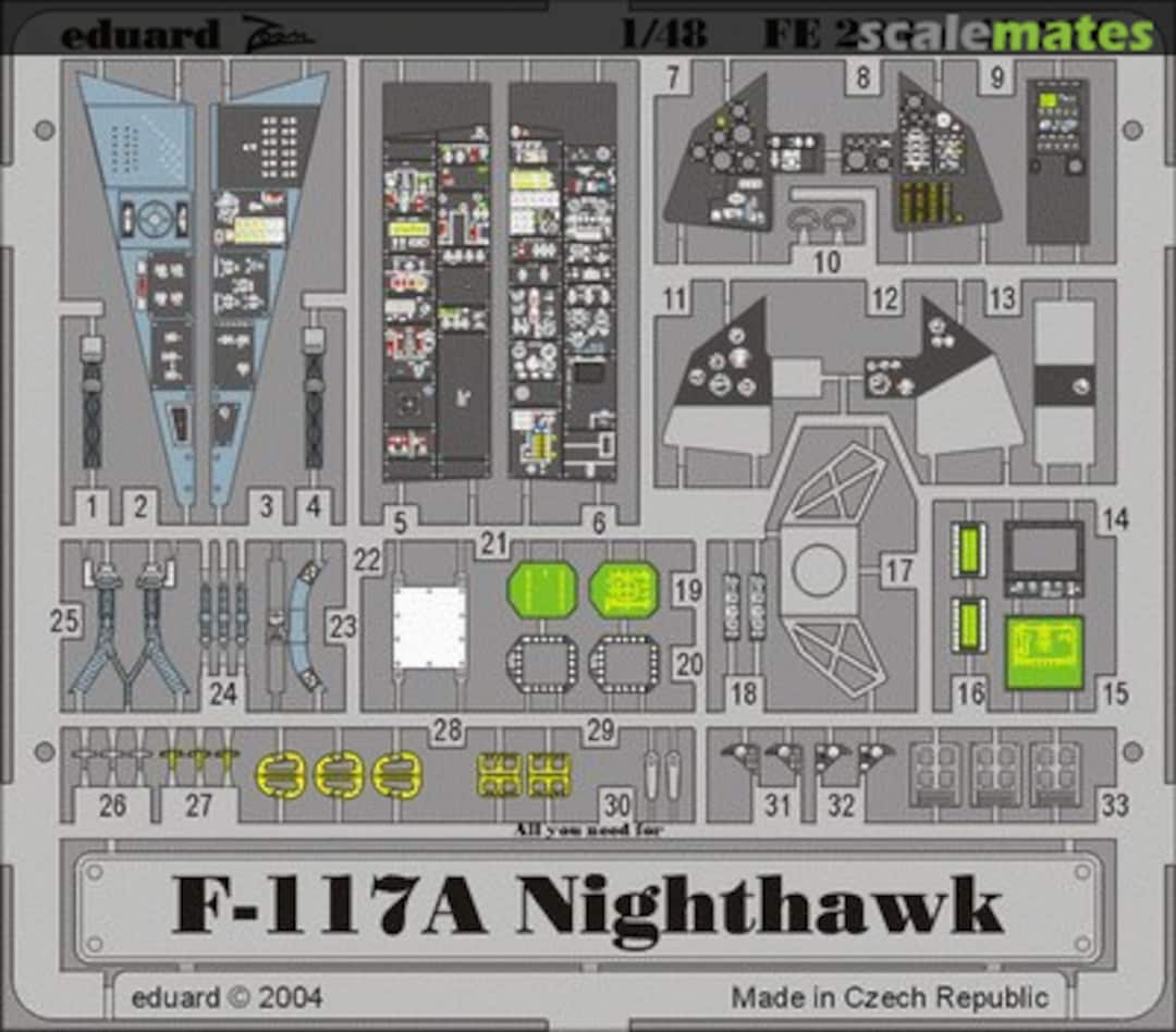 Boxart F-117A Nighthawk FE286 Eduard