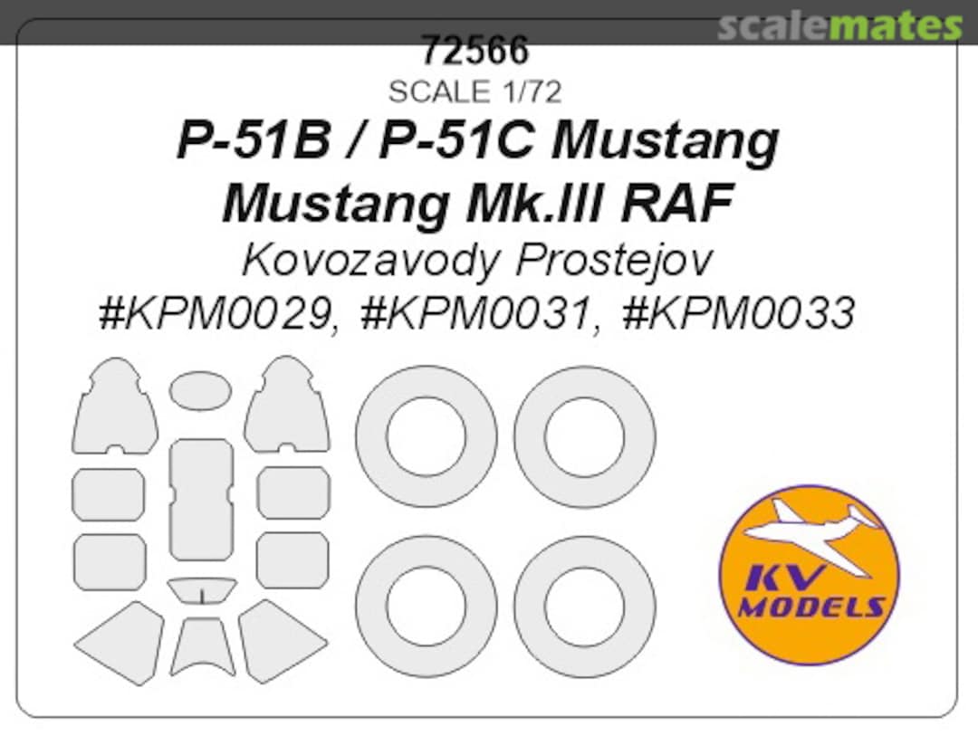 Boxart P-51B Mustang 72566 KV Models