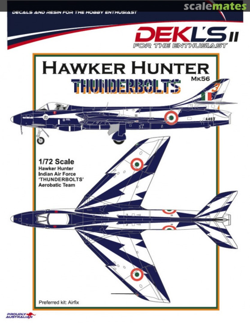 Boxart Hawker Hunter Mk.56 DA72028 DEKL's