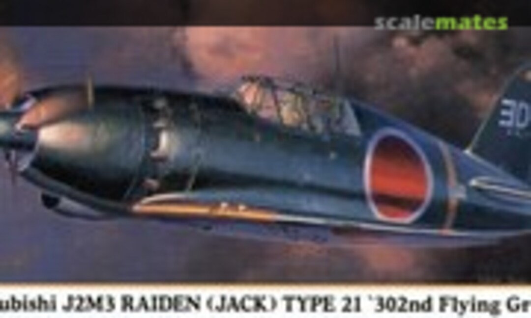 1:72 Mitsubishi J2M3 Raiden (Jack) Type 21 '302nd Flying Group' (Hasegawa 00690)