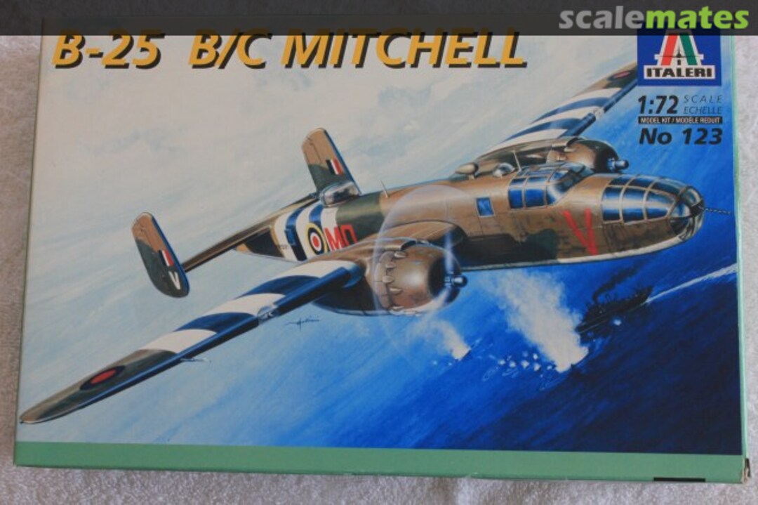 Boxart B-25 B/C Mitchell 123 Italeri