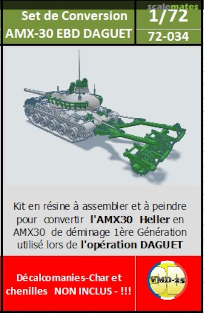 Boxart Set de conversion  "AMX 30 EBD" rouleaux KMT-5 72-034 VMD25_3D