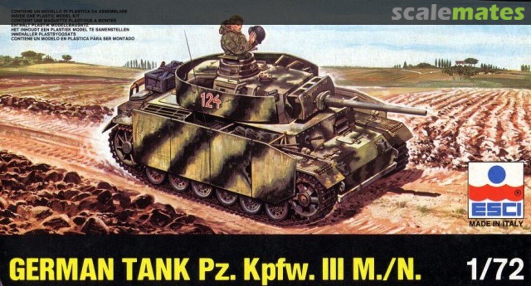 Boxart Pz.Kpfw. III M/N 8021 ESCI