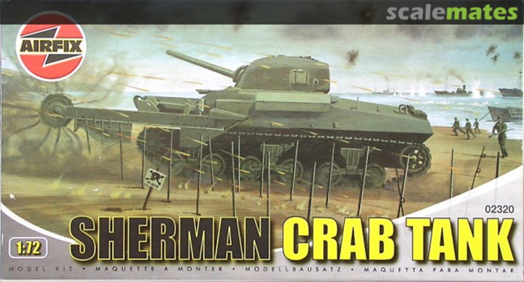 Boxart Sherman Crab Tank 02320 Airfix