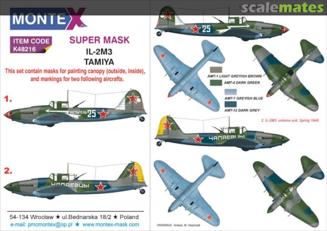 Boxart Il-2M3 K48216 Montex