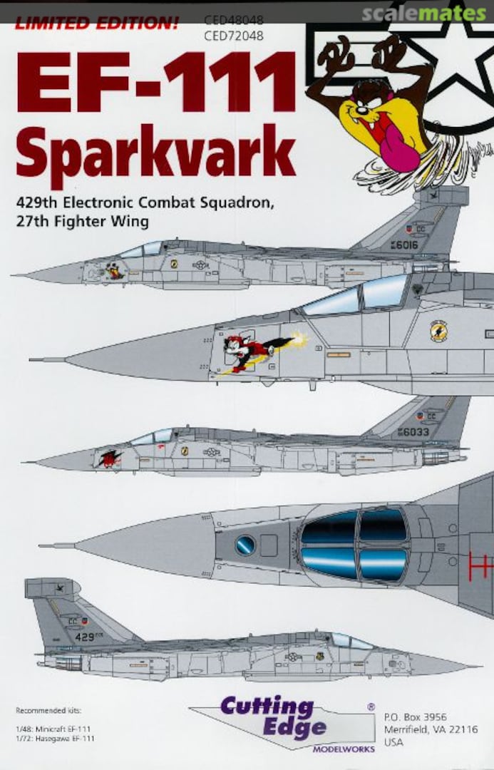 Boxart EF-111A Nose Art Special CED72048 Cutting Edge Modelworks