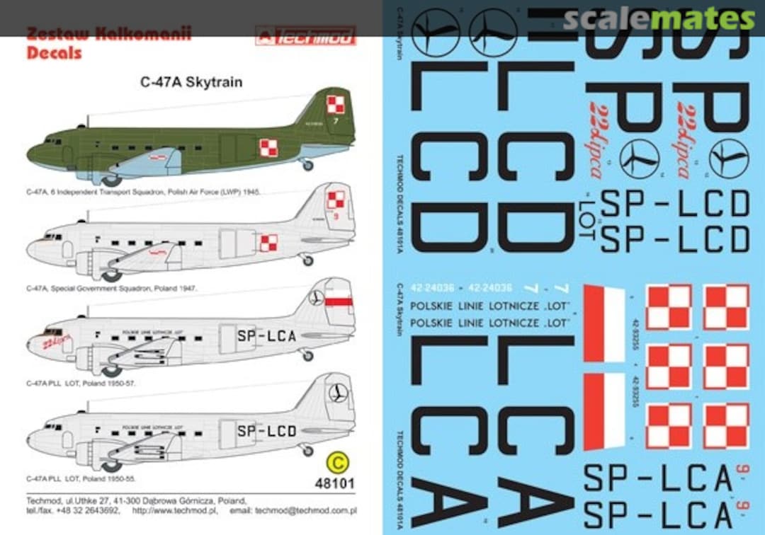 Boxart C-47A Skytrain 48101 Techmod