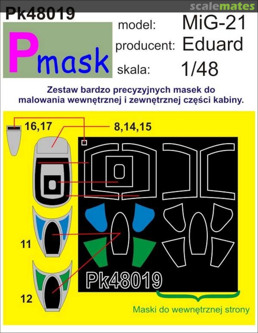 Boxart MiG-21 PK48019 Pmask