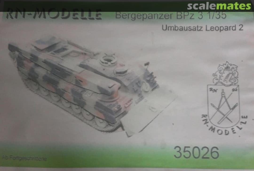 Boxart Bergepanzer BPz 3 35026 RN-Modelle