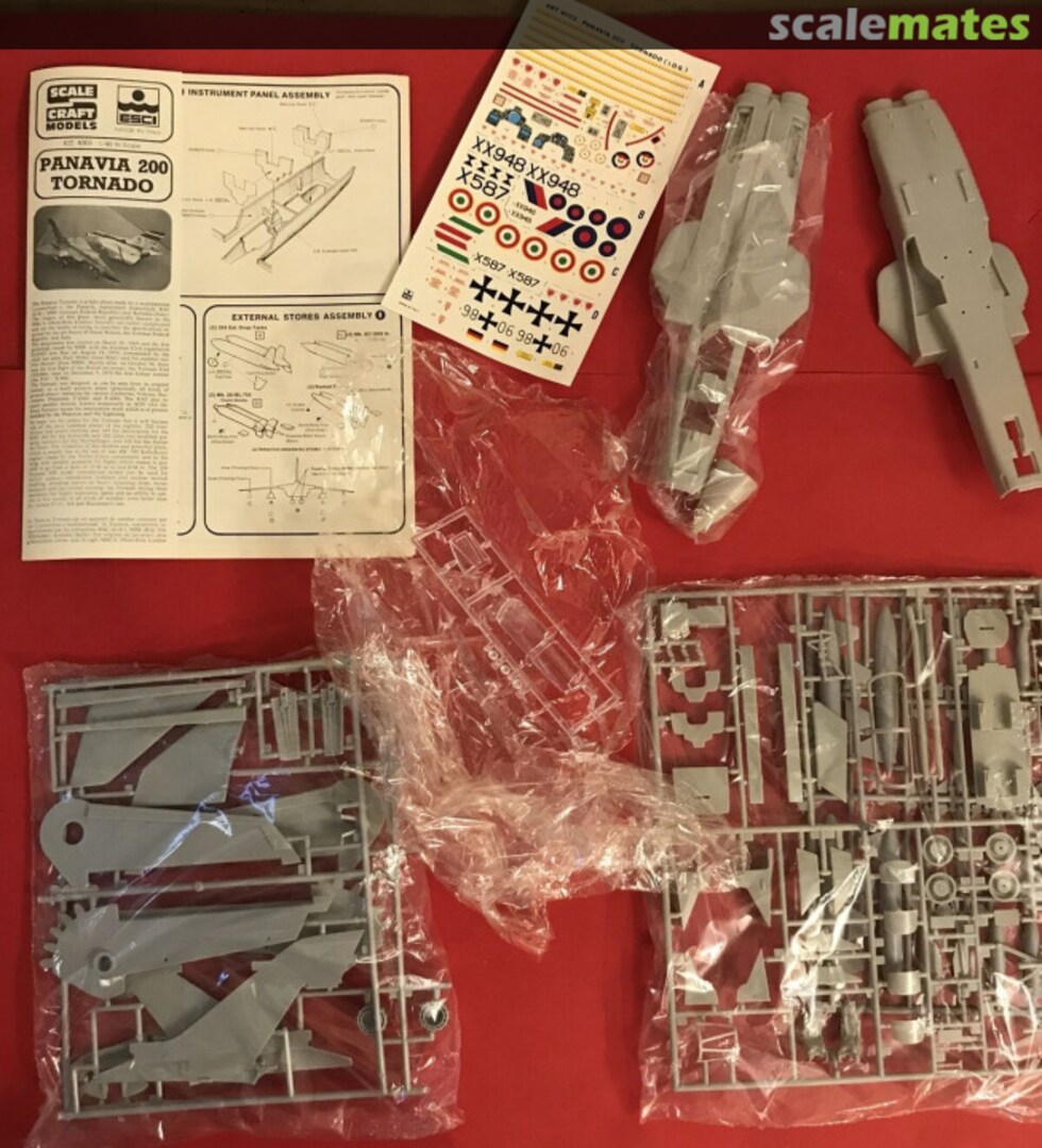 Contents Panavia M.R.C.A. Tornado SC-4003 ESCI/Scale Craft