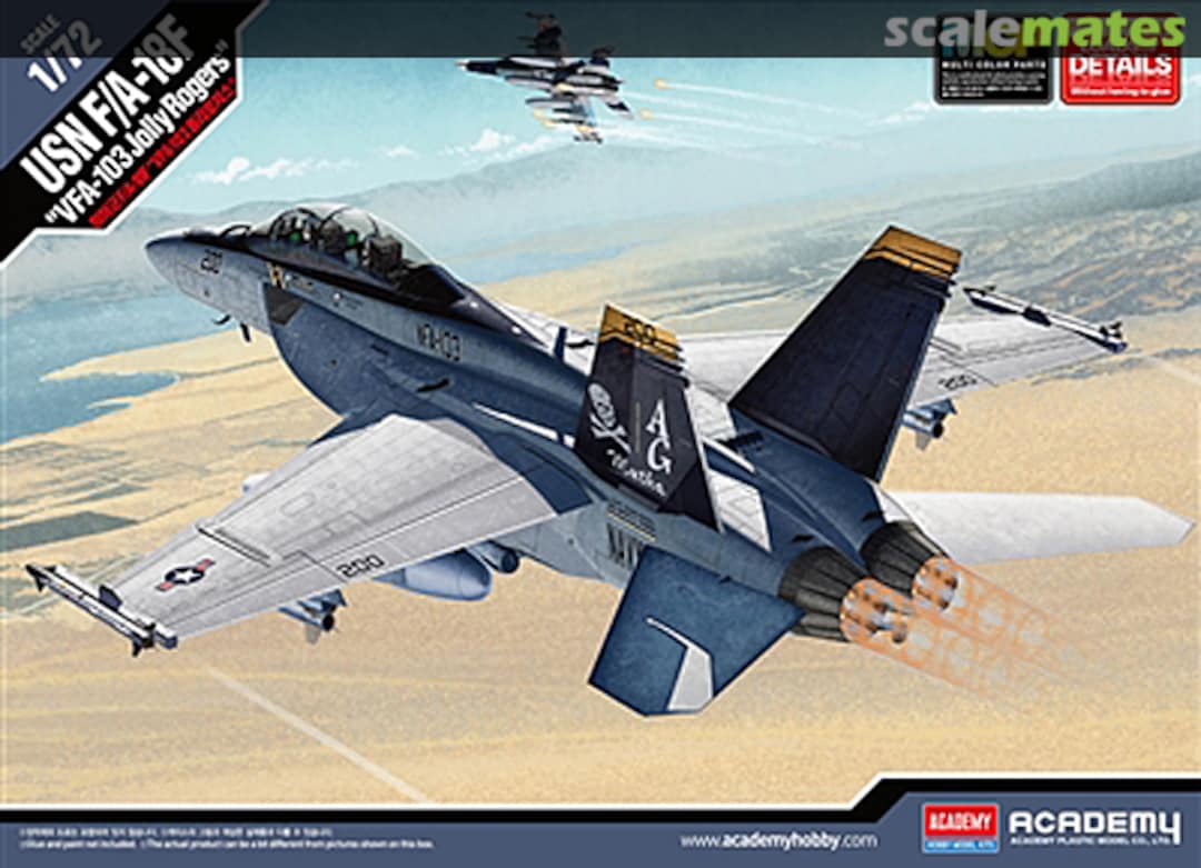 Boxart USN F/A-18F "VFA-103 Jolly Rogers" 12535 Academy