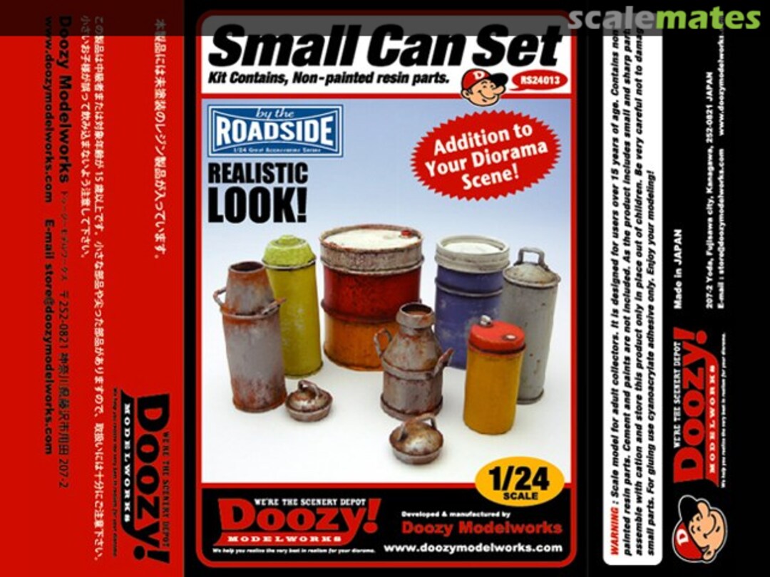 Boxart Small Can Set RS24013 Doozy ! Modelworks