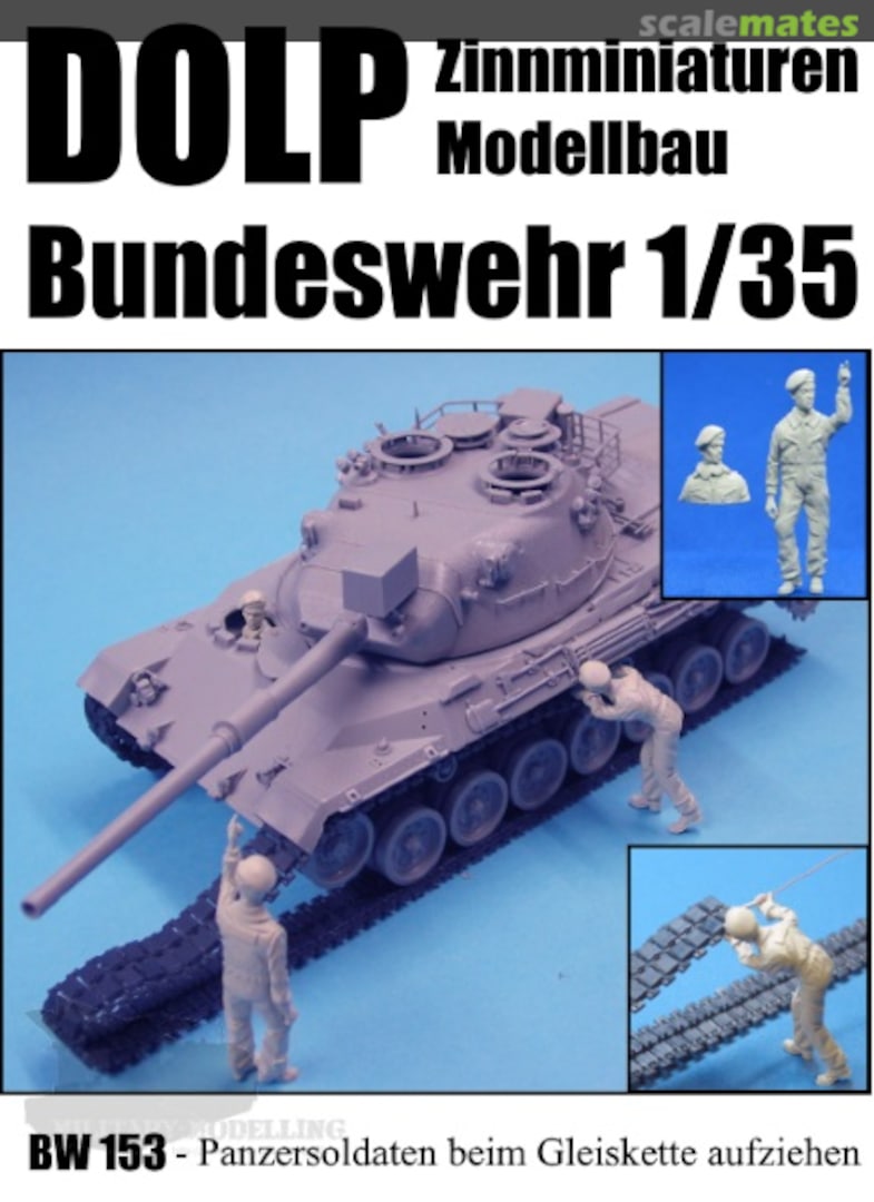 Boxart Panzersoldaten, beim Gleiskette aufziehen BW-153 DOLP-Modellbau