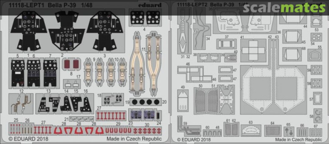 Boxart Bella P-39 PE-set 11118-LEPT Eduard