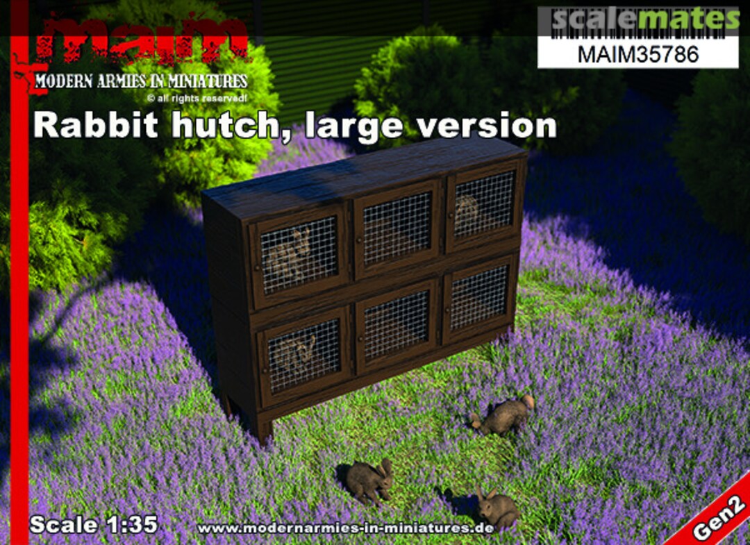 Boxart Rabbit hutch large Version MAIM35786 MAiM